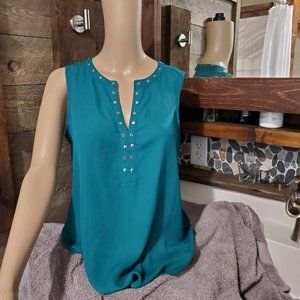 Teal Green Sleeveless Top